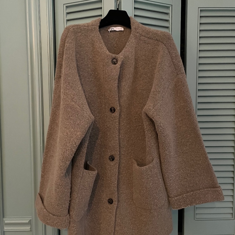 Zara Sweater Coat and Scarf